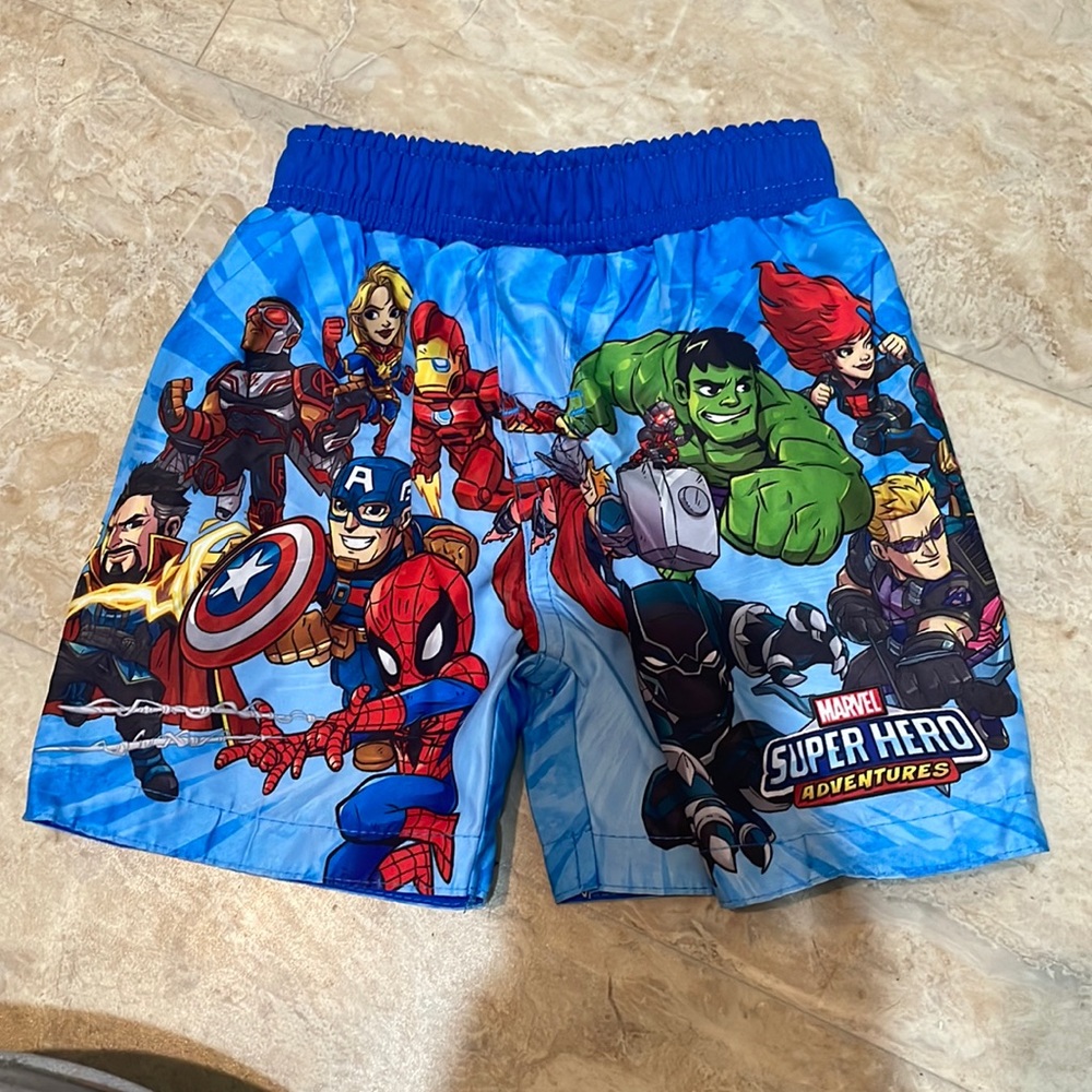 Marvel swim trunks